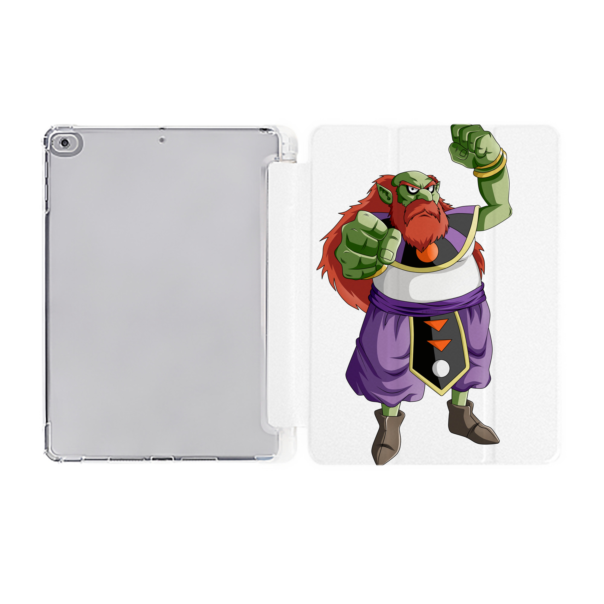 （画像用） ドラゴンボール DRAGON BALL IPad ケース ペン収納付き 三つ折りスタンド PUレザー×シリコン 対応機種9.5/10.5/10.9インチ